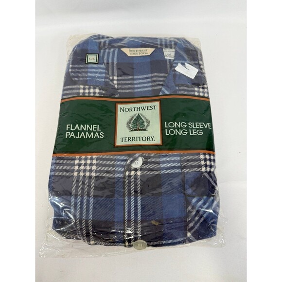 Northwest Territory Flannel Pajamas Button Down Long Sleeve Size Men’s Large - Picture 1 of 5